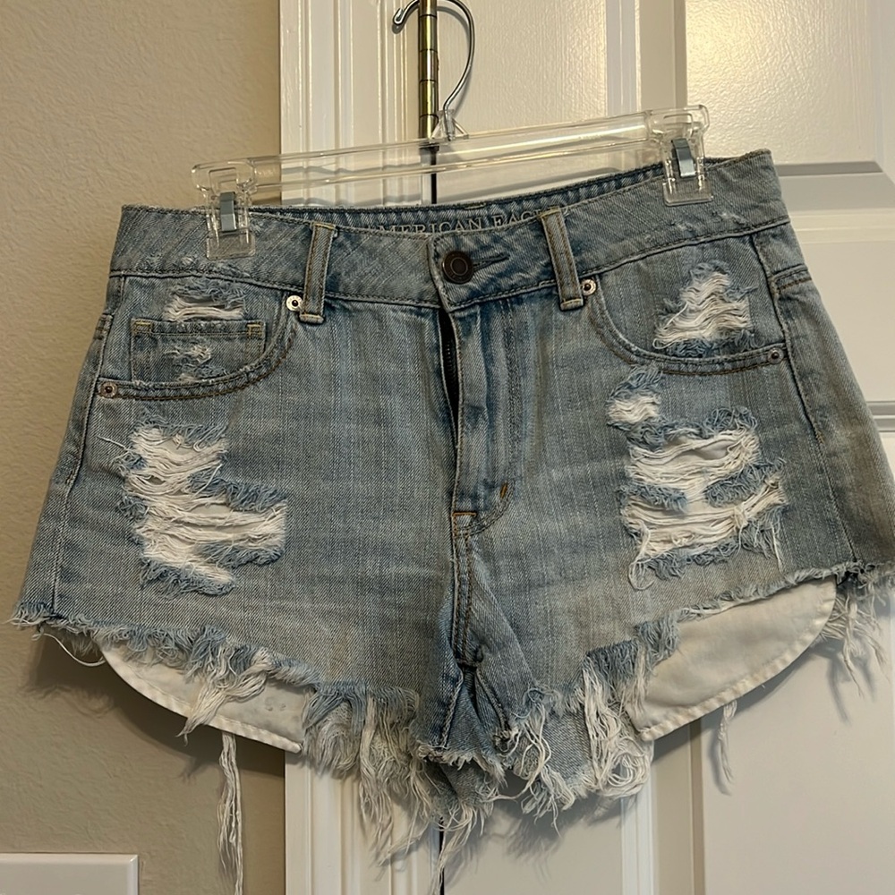 american eagle jean shorts